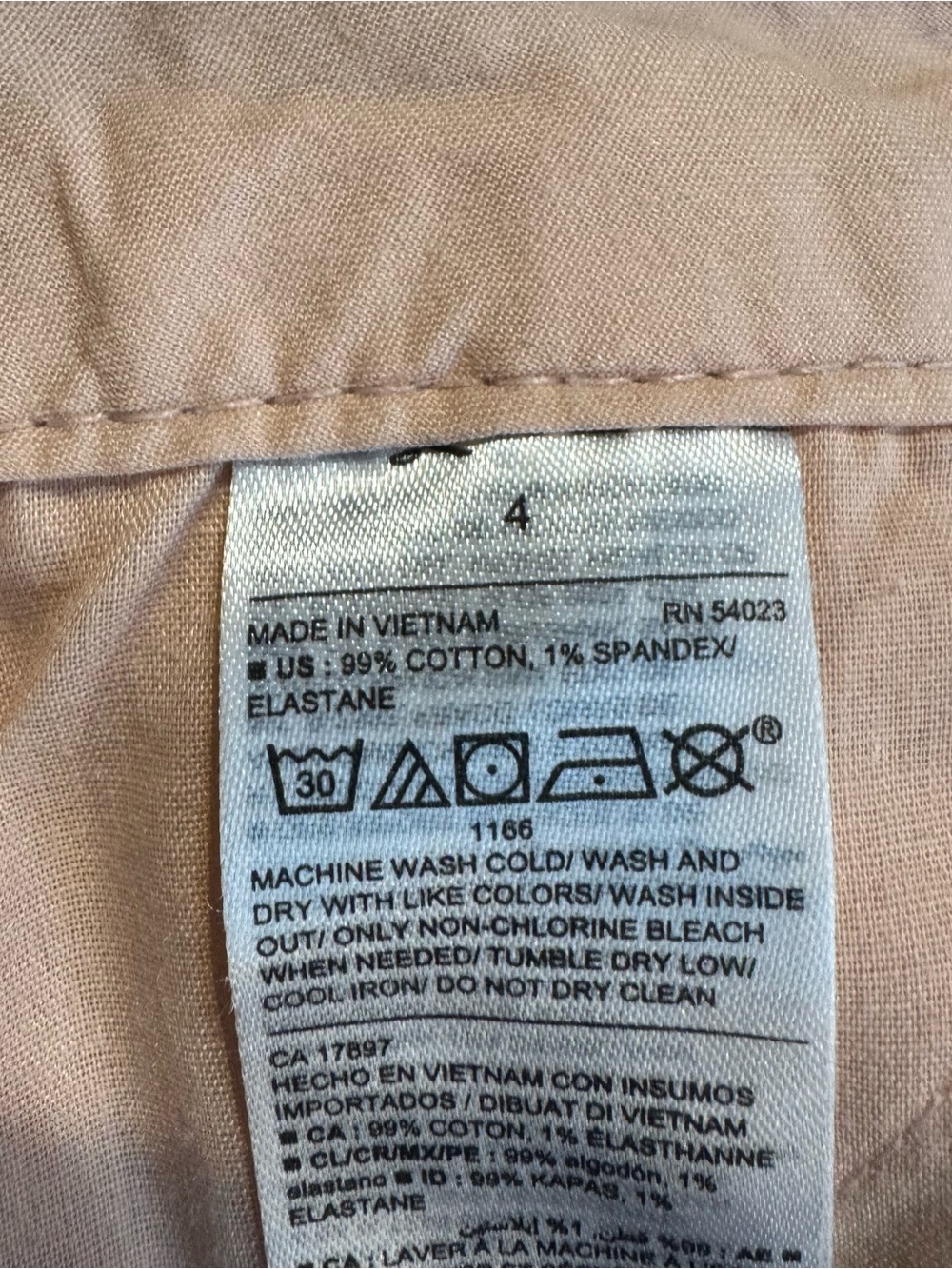 Old Navy Women's High-Waist Button-Front Shorts — Dusty Pink SIZe: 4 #I - Picture 7 of 8